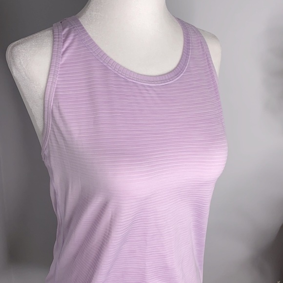 Athleta Lilac Featherlight Razerback Tank Size S - Picture 2 of 5